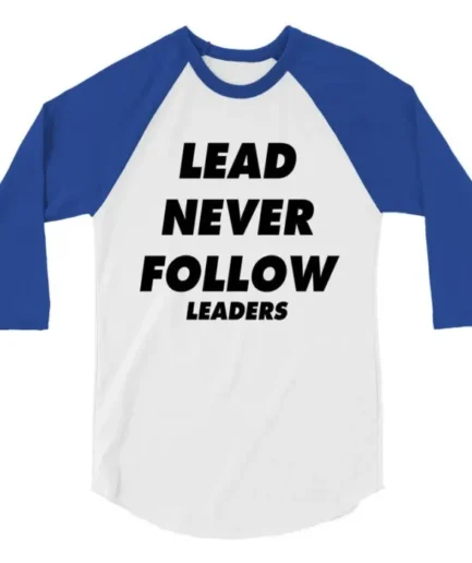 Chief Keef Lead Never Follow Leaders Shirt White-Royal