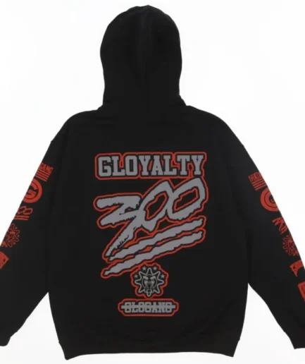 Glo Gang 300 Gloyalty Hoodie (Black/Red)