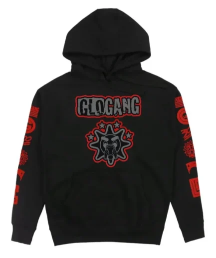 Glo Gang 300 Gloyalty Hoodie (Black/Red)