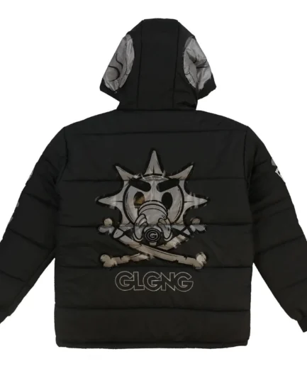 Glo Gang Skeleton Puffer Jacket