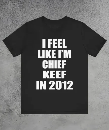 I Feel Like I Am Chief Keef In 2012 Meme T-Shirt Black