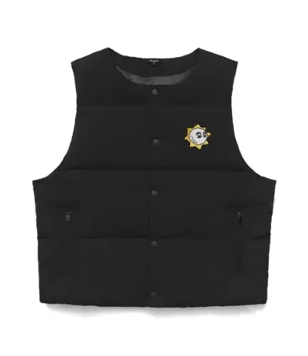 Malbon x Gloryboyz Puffer Black Vest