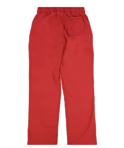 Almighty Glo Gang Straight Leg Sweatpants Red